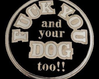 Belt Buckle F**k Pet Animal Dog Funny Buckles