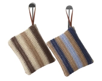 Summer Pochette Women's Striped Clutch Handbag Wristlet