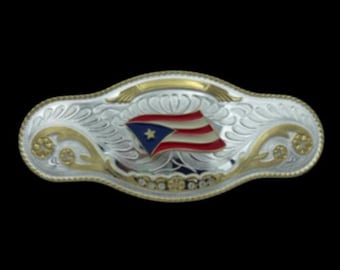 Puerto Rico Rican Flag Big Champion Cool Belt Buckle Buckles