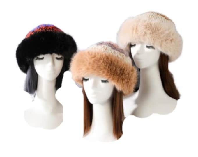 Soft Faux Fur Women's Fashion Classy Ski Winter Russian Style Winter Hat