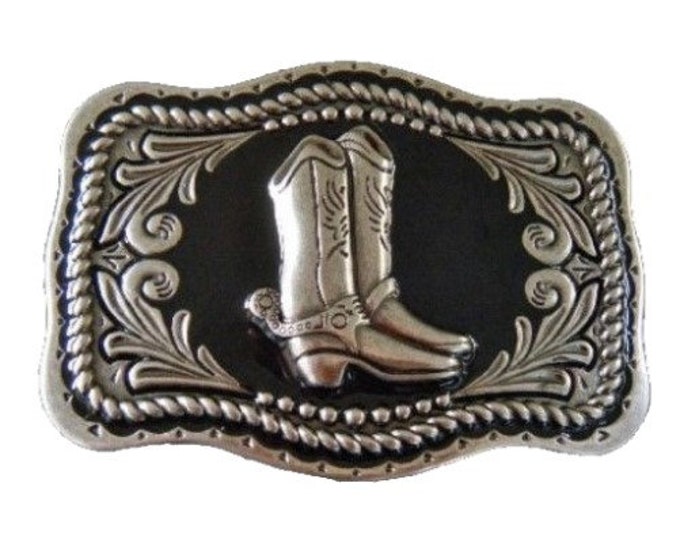 Cowboy Boot Belt Buckle Western Cowboys Cowgirls Boots Wide Buckles & Belts