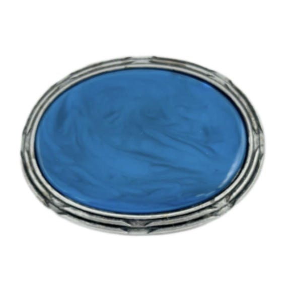 Turqouise Blue Color Belt Buckle Estate Unisex Valley Blue Turquoise Belt Buckle | Burton main image 4