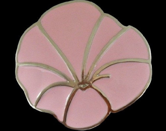 Pink Rose Flower Belt Buckle Flowers Bloom Blooming Buckles Belt