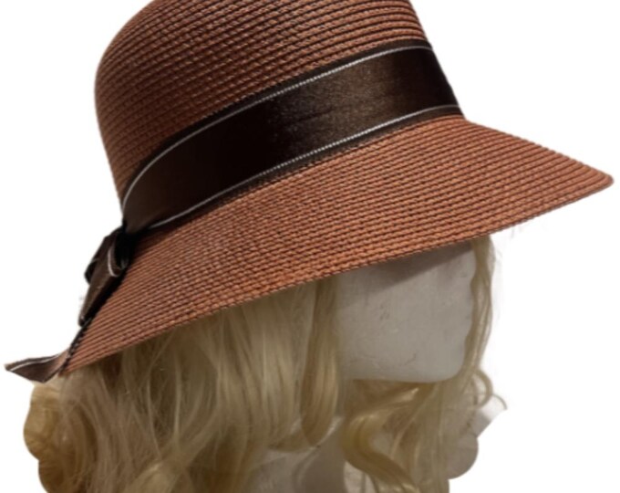 Women's Natural Packable Wide Brim Casual Straw Summer Sun Hats