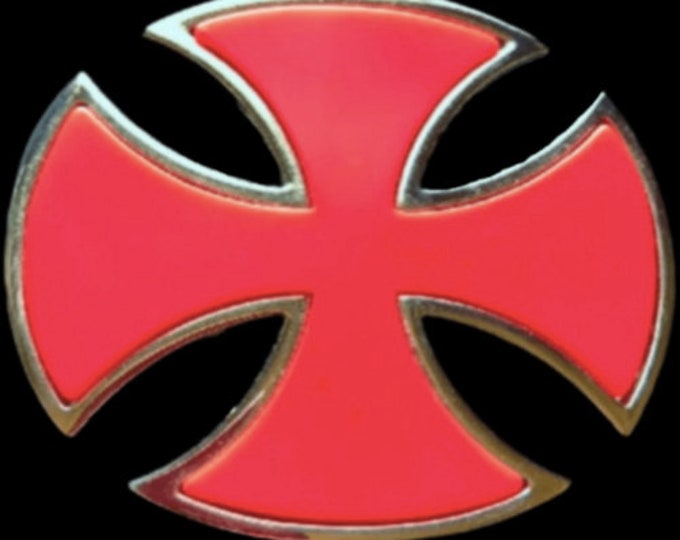 Cross Belt Buckle Knights Templars Crusade Order Malta Crosses Buckles Belts