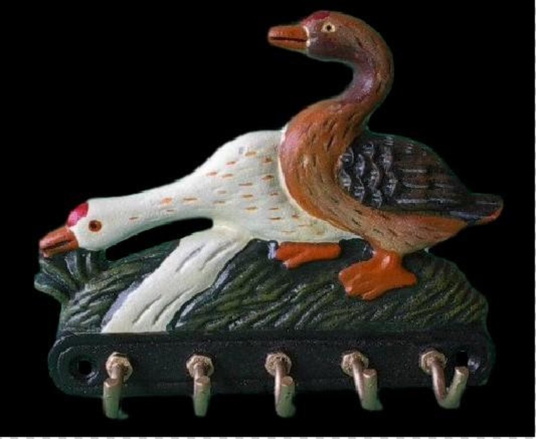 Ducks Swan Keyholders Cast Iron Geese Keys Rack Holder - Etsy