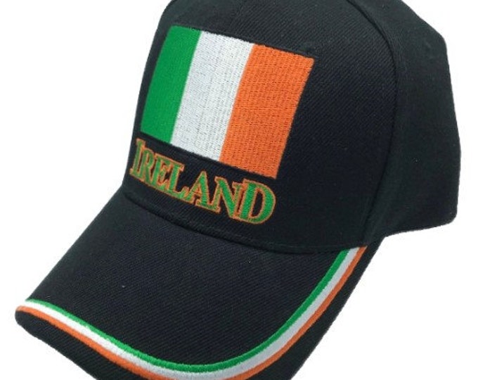 Ireland Adjustable One Size Fits All Baseball Embroidered Cap Hat