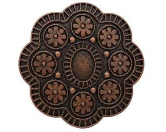 Flowers Belt Buckle Floral Woman's Vintage Western Flower Belt Buckle