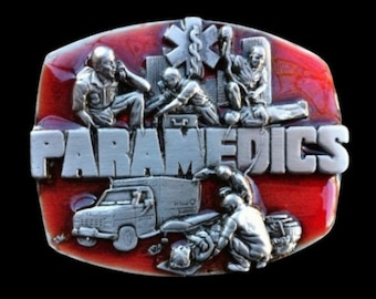 Paramedics Ambulance Doctor EMT Belt Buckle Buckles