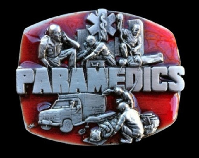 Paramedics Ambulance Doctor EMT Belt Buckle Buckles