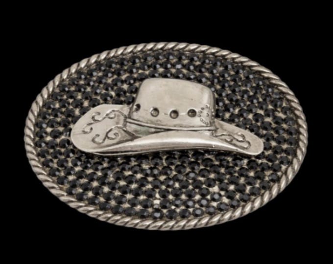 Western Silver Cowboy Cowgirl Rodeo Hat Belt Buckles Boucle de Ceinture