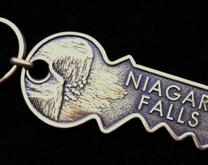 Niagara Falls Canada Metal Souvenir Key Chain