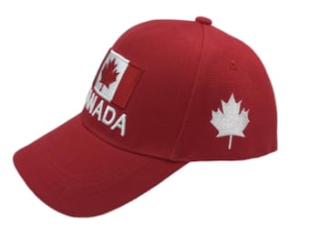 Canada Mapleleaf Canadian Embroidered Unisex Baseball Cap Hat