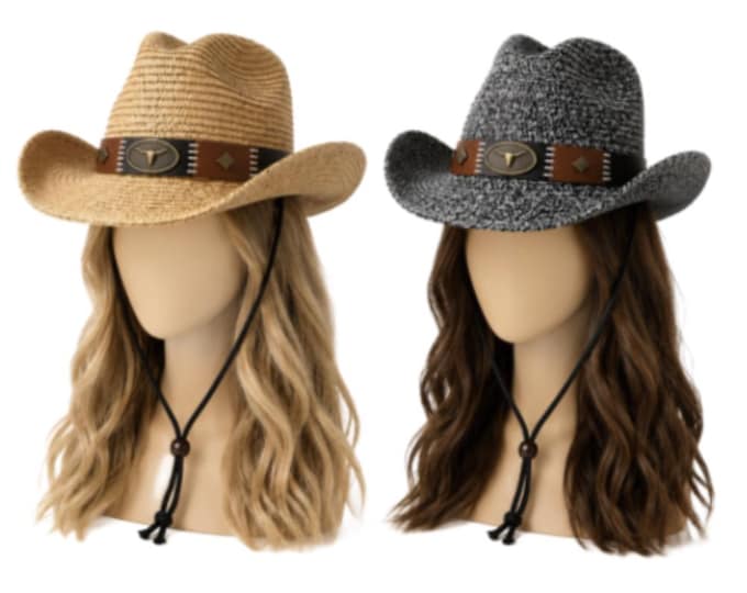 Cowboy Cowgirl Western Rodeo Ranch Concert Straw Vented Sombrero Unisex Hat
