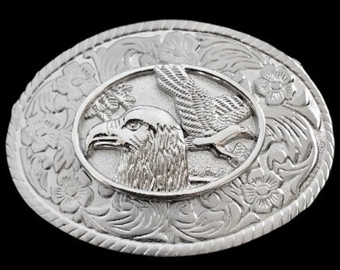 Belt Buckle Eagle Prey Birds Western Fashion