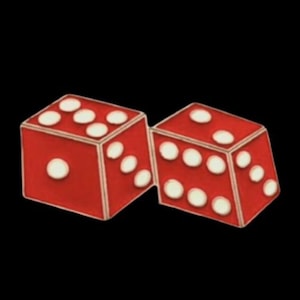 Red Lucky Dice Gambling Belt Buckle Belts Buckles