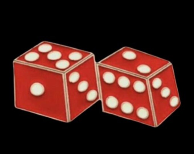 Red Lucky Dice Gambling Belt Buckle Belts Buckles