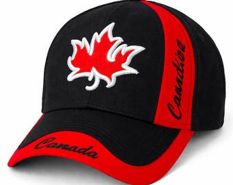 Canada Canadian Embroidered Baseball Cap Hat One Size Fits All