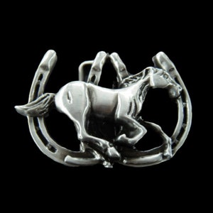 Horseshoe Belt Buckle Horse Horseshoes Cowboy Western Buckles Belts