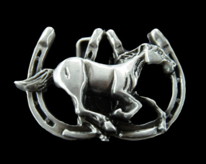 Horseshoe Belt Buckle Horse Horseshoes Cowboy Western Buckles Belts