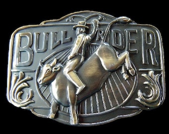 Rodeo Bull Rider Western Cowboy Belt Buckle Buckles