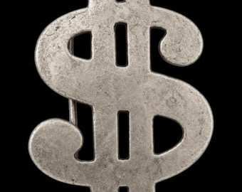 Solid Money Dollar Sign Cool Belt Buckle Belts Buckles