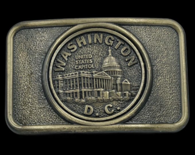 Belt Buckle Washington D.C. Capitol United States Buckles