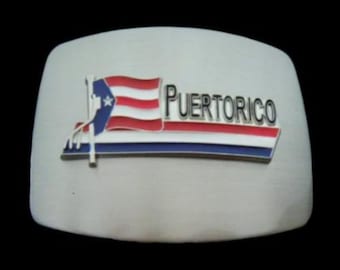 Puerto Rico Flag Belt Buckle Porto Rican Nacional Flags Belts Buckles