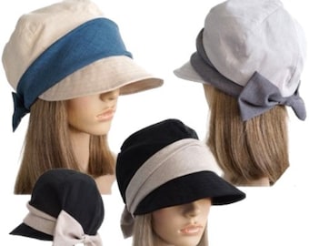 Beauty Women's Flower Cotton Hat Round Brim Cap Cloche Summer Spring