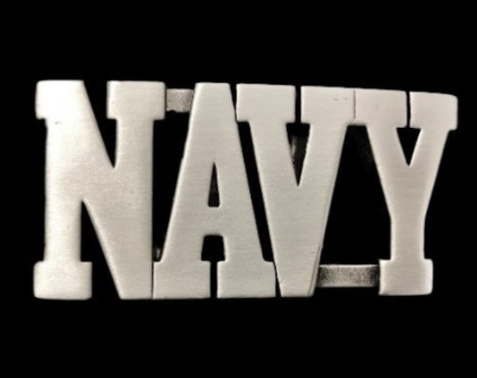 Navy USA United States War Hero’s Fighting Military Belt Buckle