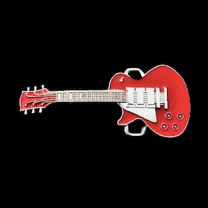 Red Guitar Belt Buckle Electric Guitars Rock Music Instrument Belts Buckles