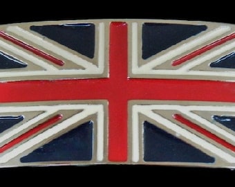 British Flag Belt Buckle UK Britain England United Kingdom Union Jack Buckles