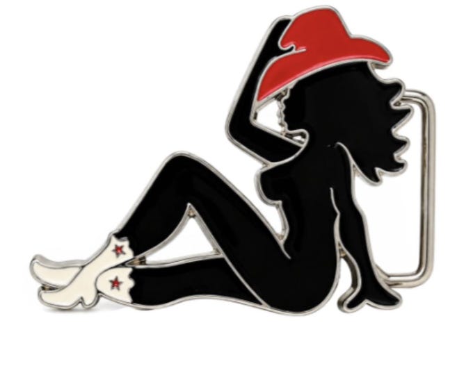 Trucker Truck Mud Flap Cowgirl Belt Buckle Truckers Trucks Cowgirls Western Hat Belts Buckles
