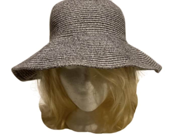 Summer Straw Hat Women's Ladies Wide Brim Beach Hat Sun Foldable Cap