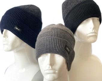 Men's Winter Thick Insulated Beanie Knit Hat Ski Cap Unisex
