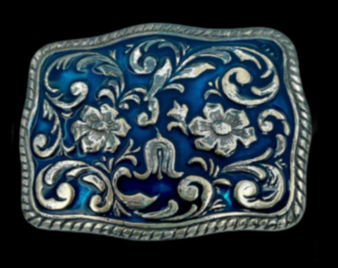 Western Flower Cowgirl Belt Buckle Floral Flowers Buckles Boucle de Ceinture