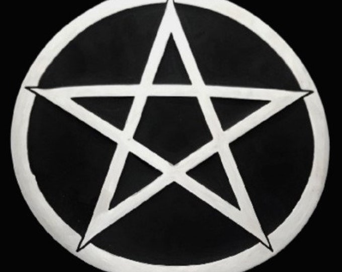 Belt Buckle Pentagram Evil Mystic Ritual Pentagon Five Point Star Belts Buckles