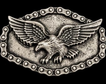 Flying Eagle Motorcycle Chain Cool Belt Buckle