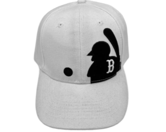 White Baseball Ball Cap Hat All Star Sports Player