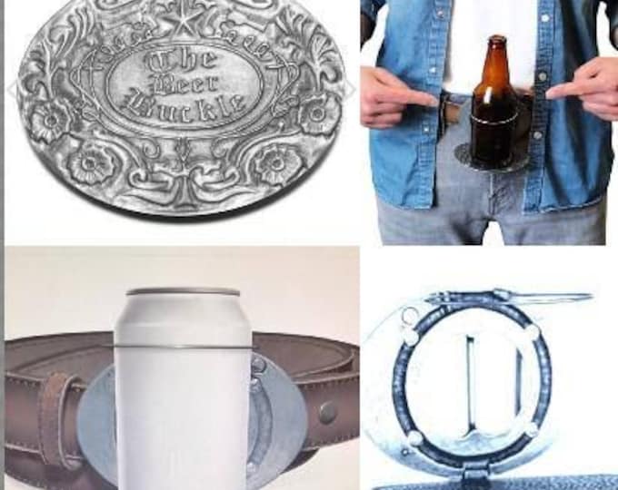 Belt Buckle Beer Holder Can Bottle Drink Beverages Holders Belts Buckles