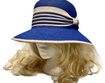 Summer Floppy Straw Hat Women Ladies Wide Brim Beach Hat Sun Foldable Cap