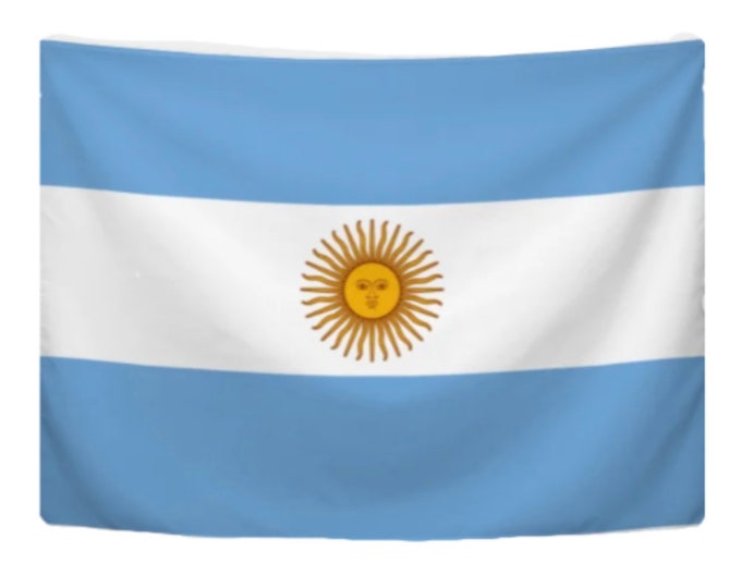 Argentina Argentinian National Country Waving Pole Big Flag Soccer