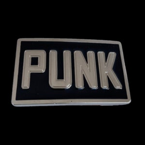 Boucle De Ceinture Punk Rock Black Belt Buckle