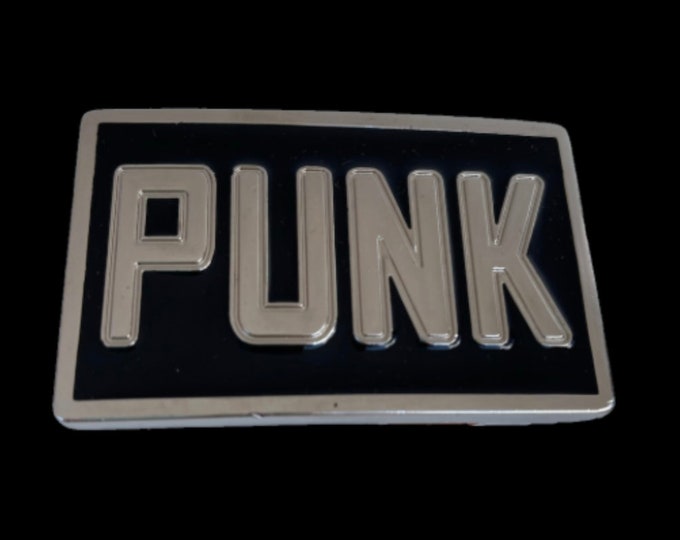 Boucle De Ceinture Punk Rock Black Belt Buckle