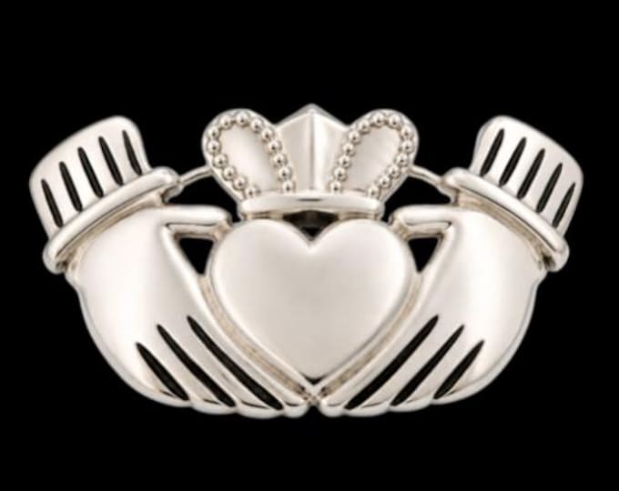 Friendship Loyalty Love Claddagh Belt Buckle