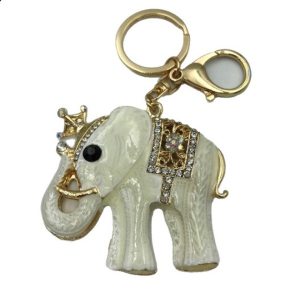 White elephant best sale keychain