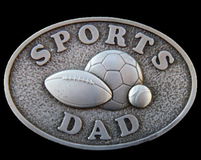 Soccer Dad Belt Buckle Sports Dads Soccer Futsal Football Buckles