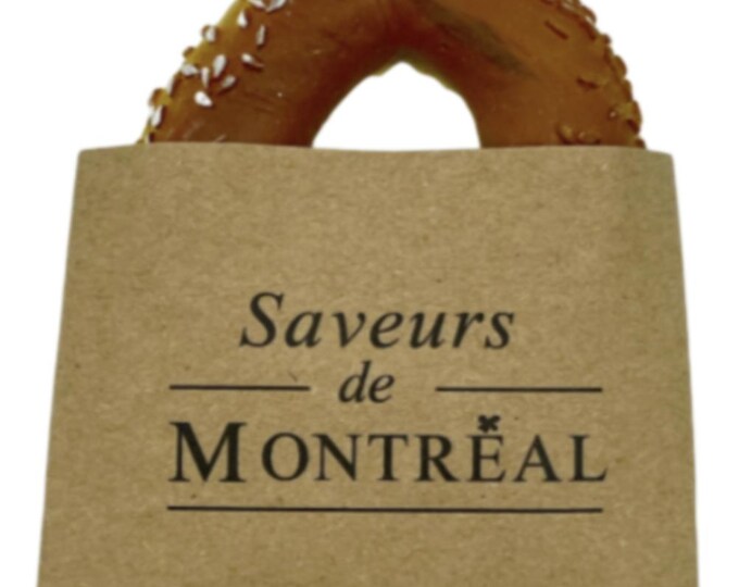 Realistic Bagel Refrigerator  Saveur de Montreal Magnet