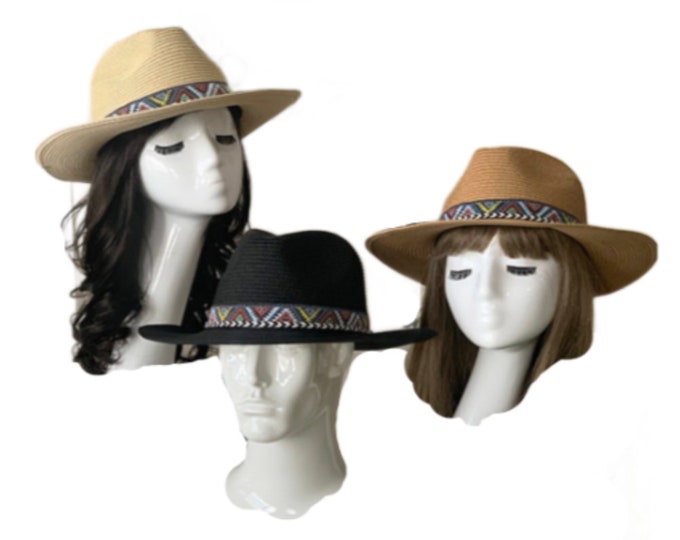 Cowboy Western Rodeo Ranch Concert Straw Vented Sombrero Unisex Hat