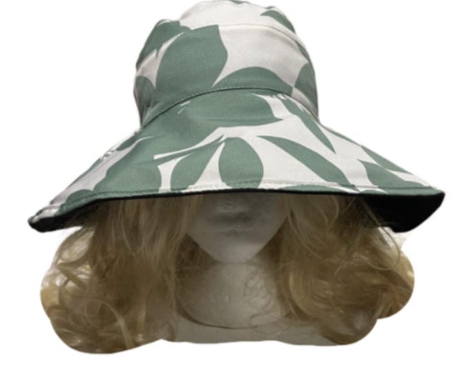 Reversible Sun Hat Wide Brim UV Protection Women's Summer Floral Foldable Bucket Hats